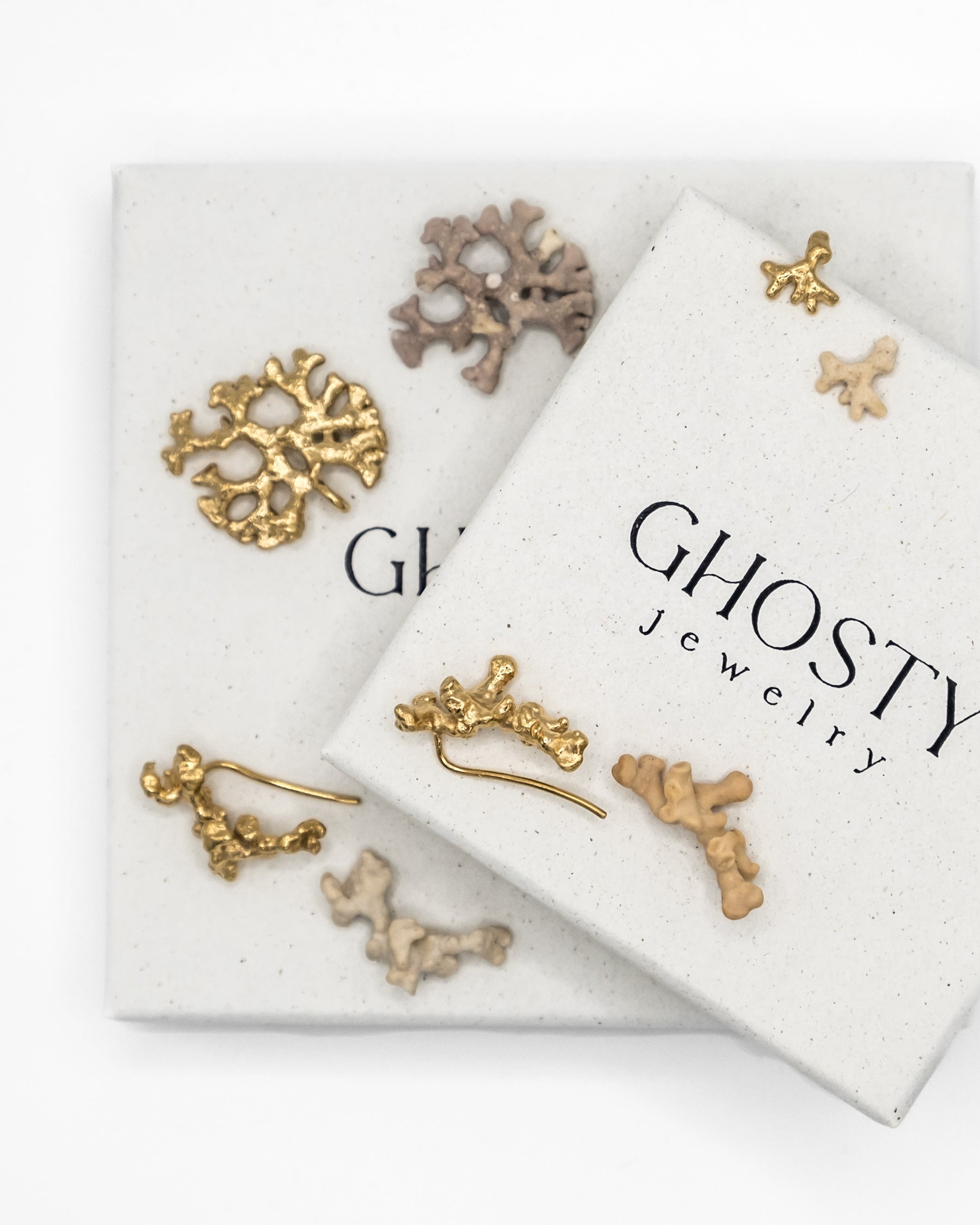 Coral Climbers Earrings