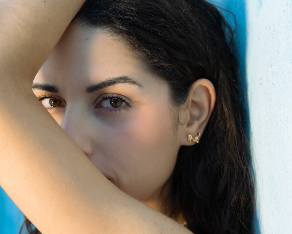 Coral Climbers Earrings