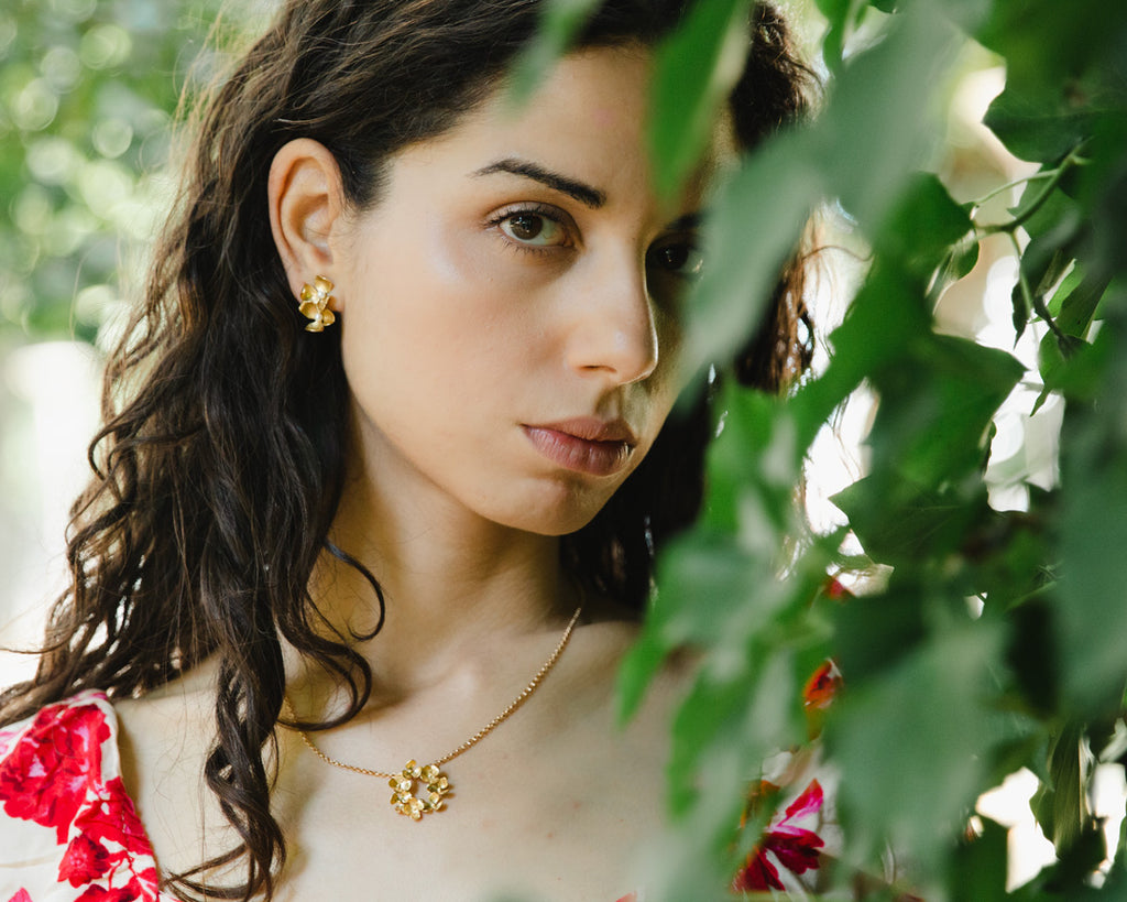 Pearl Blossom Earrings