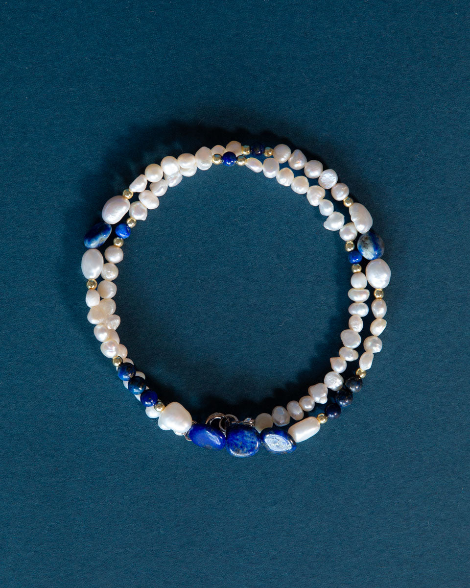 Colar Trio Lápis Lazuli